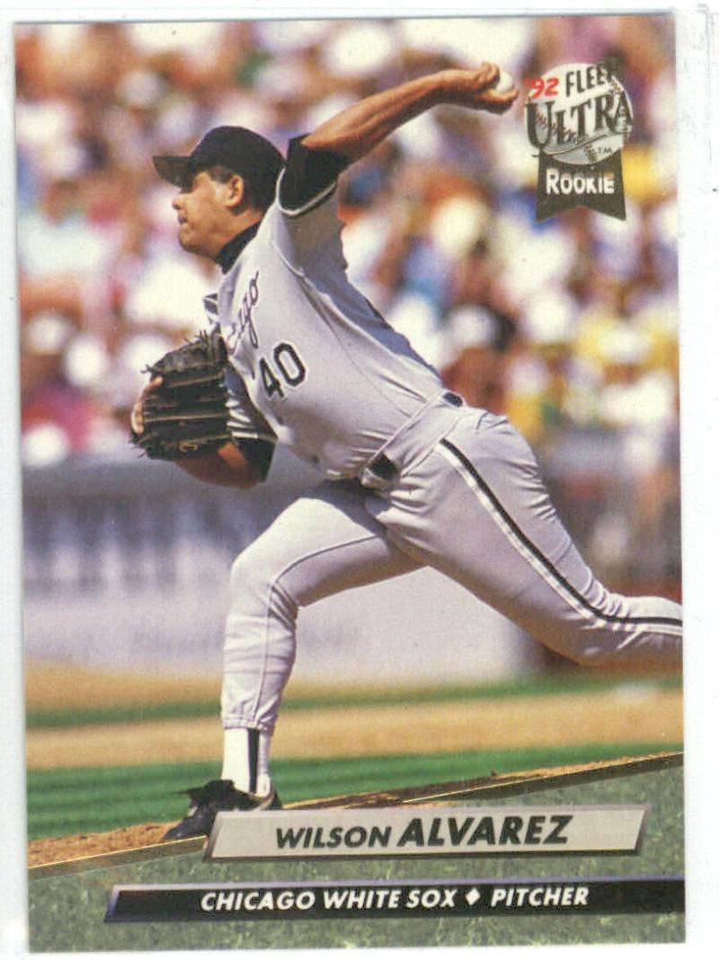 1992 Fleer Ultra Baseball #32 Wilson Alvarez  Chicago White Sox  Image 1