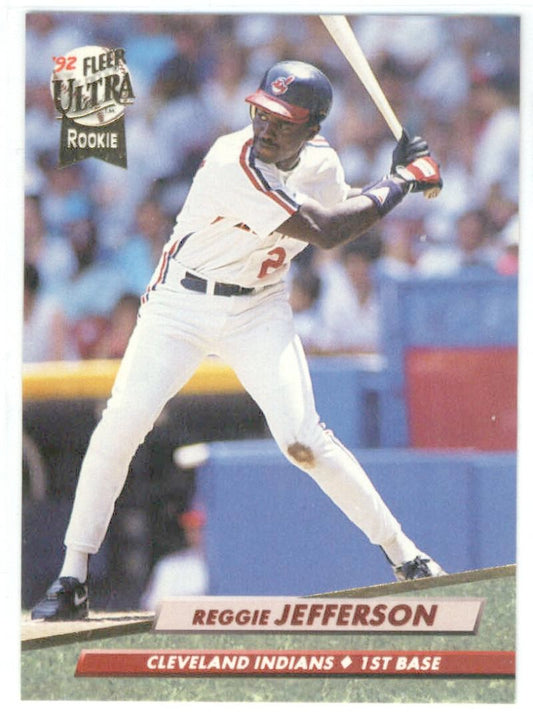1992 Fleer Ultra Baseball #50 Reggie Jefferson UER  Cleveland Indians  Image 1