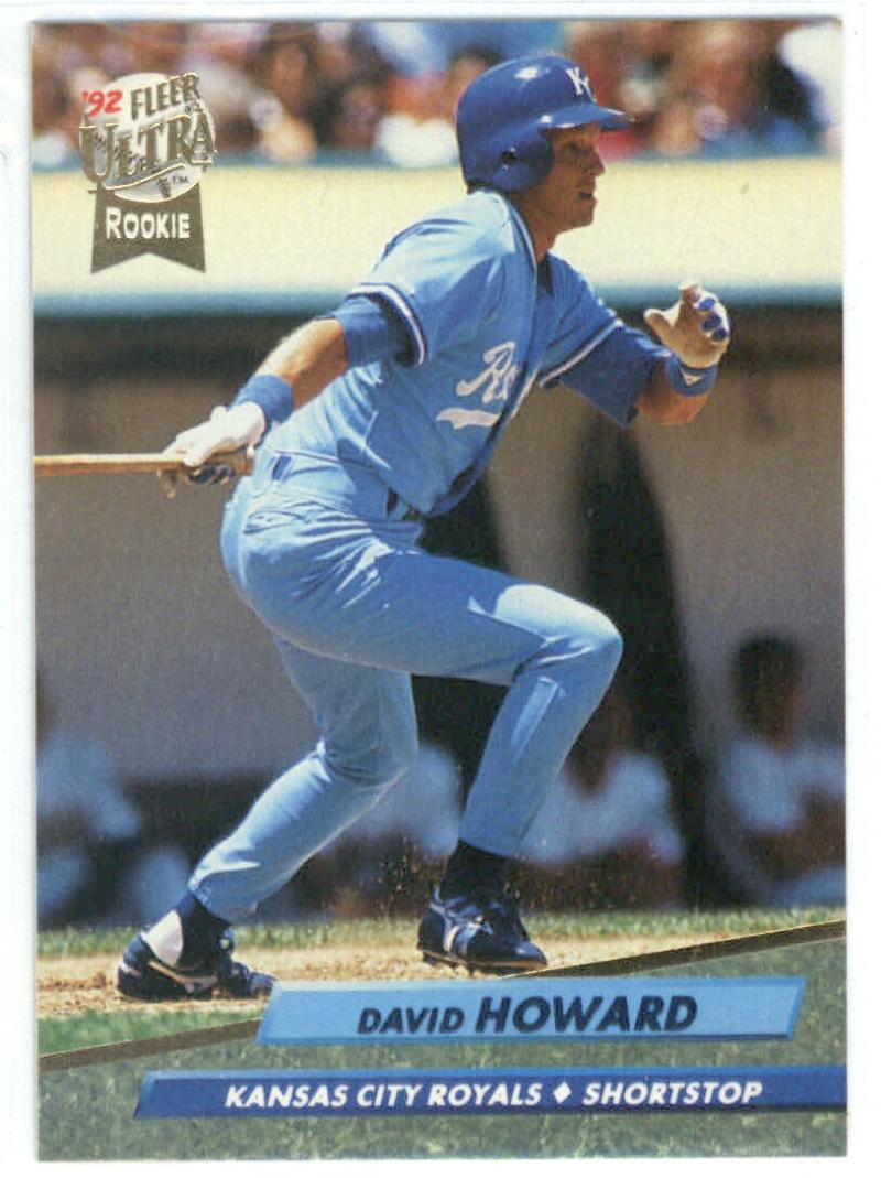 1992 Fleer Ultra Baseball #71 David Howard Kansas City Royals Image 1
