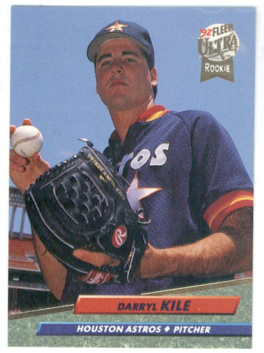 1992 Fleer Ultra Baseball #206 Darryl Kile  Houston Astros  Image 1