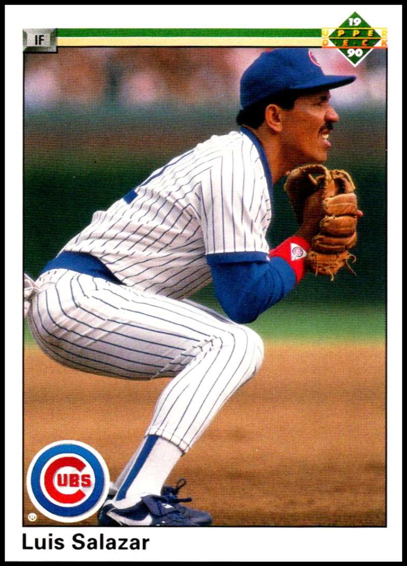 1990 Upper Deck Baseball #6 Luis Salazar Chicago Cubs Image 1
