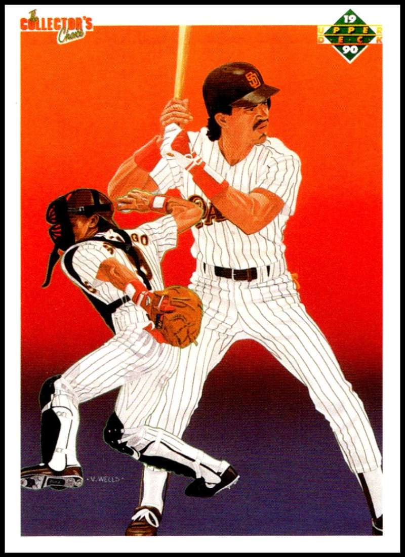 1990 Upper Deck Baseball #12 Benito Santiago TC San Diego Padres Image 1