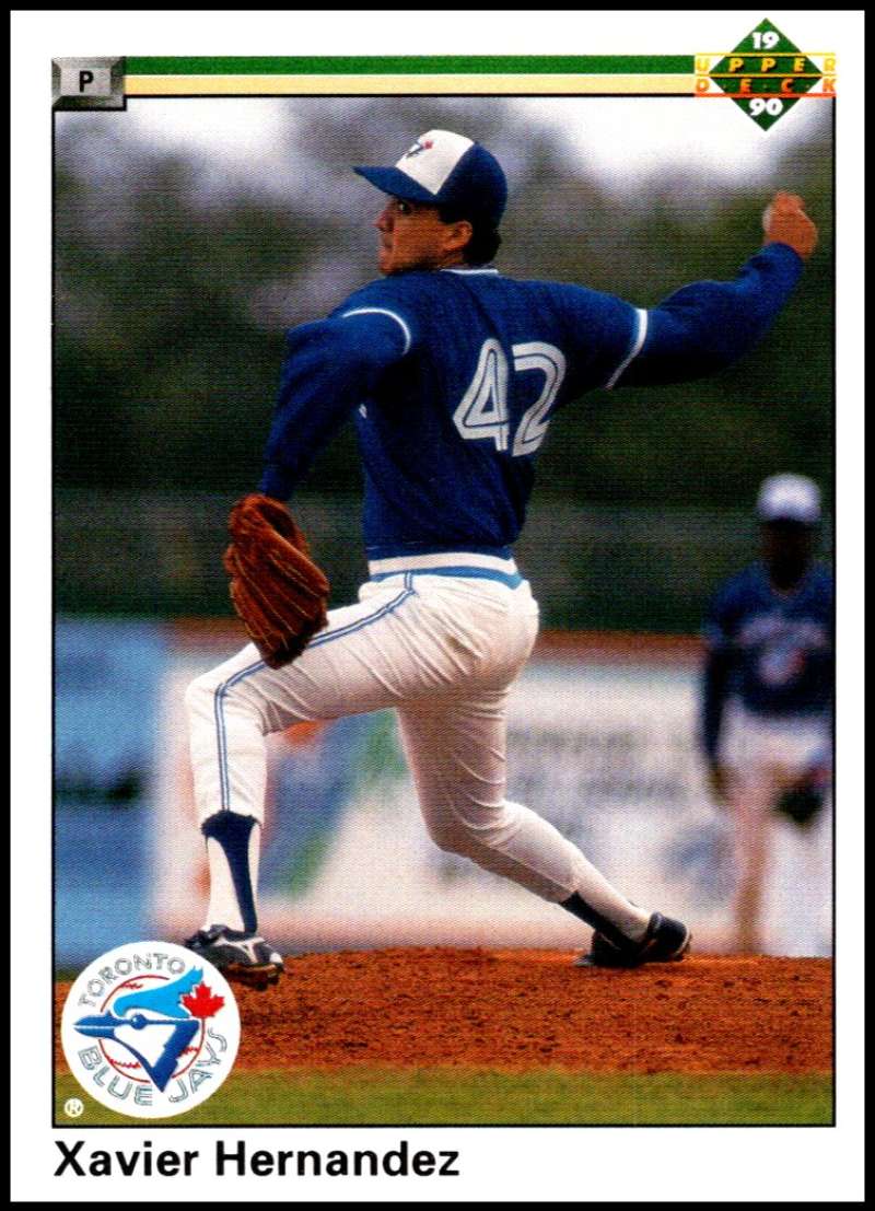 1990 Upper Deck Baseball #26 Xavier Hernandez RC Rookie Toronto Blue Jays Image 1
