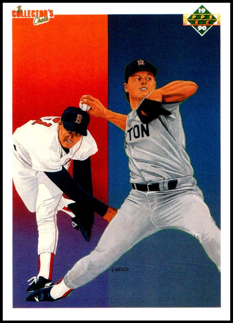 1990 Upper Deck Baseball #57 Roger Clemens TC  Boston Red Sox  Image 1