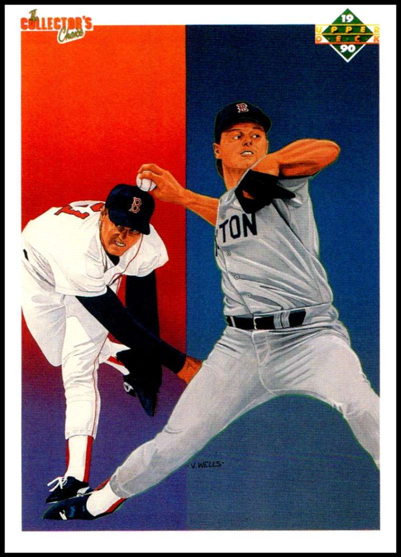 1990 Upper Deck Baseball #57 Roger Clemens TC Boston Red Sox Image 1