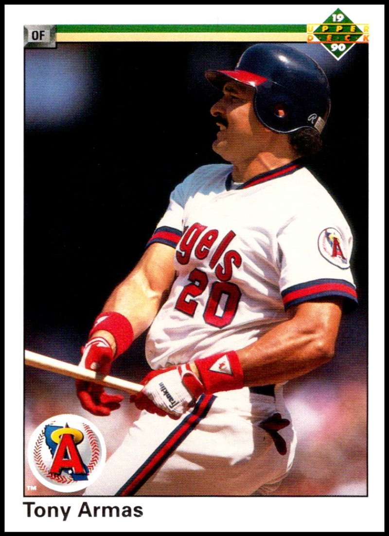 1990 Upper Deck Baseball #58 Tony Armas  California Angels  Image 1
