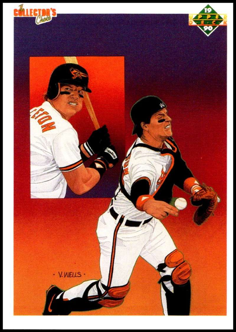 1990 Upper Deck Baseball #60 Mickey Tettleton TC ERR Baltimore Orioles Image 1