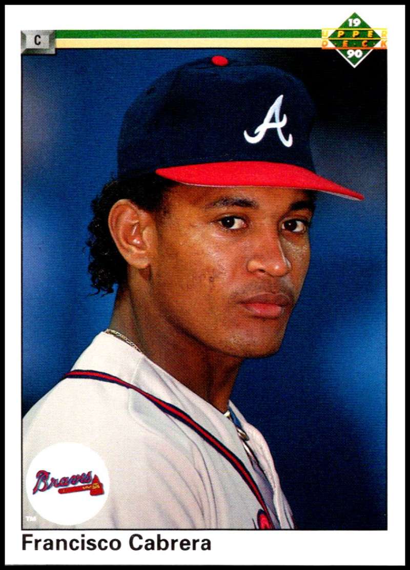 1990 Upper Deck Baseball #64 Francisco Cabrera Atlanta Braves Image 1