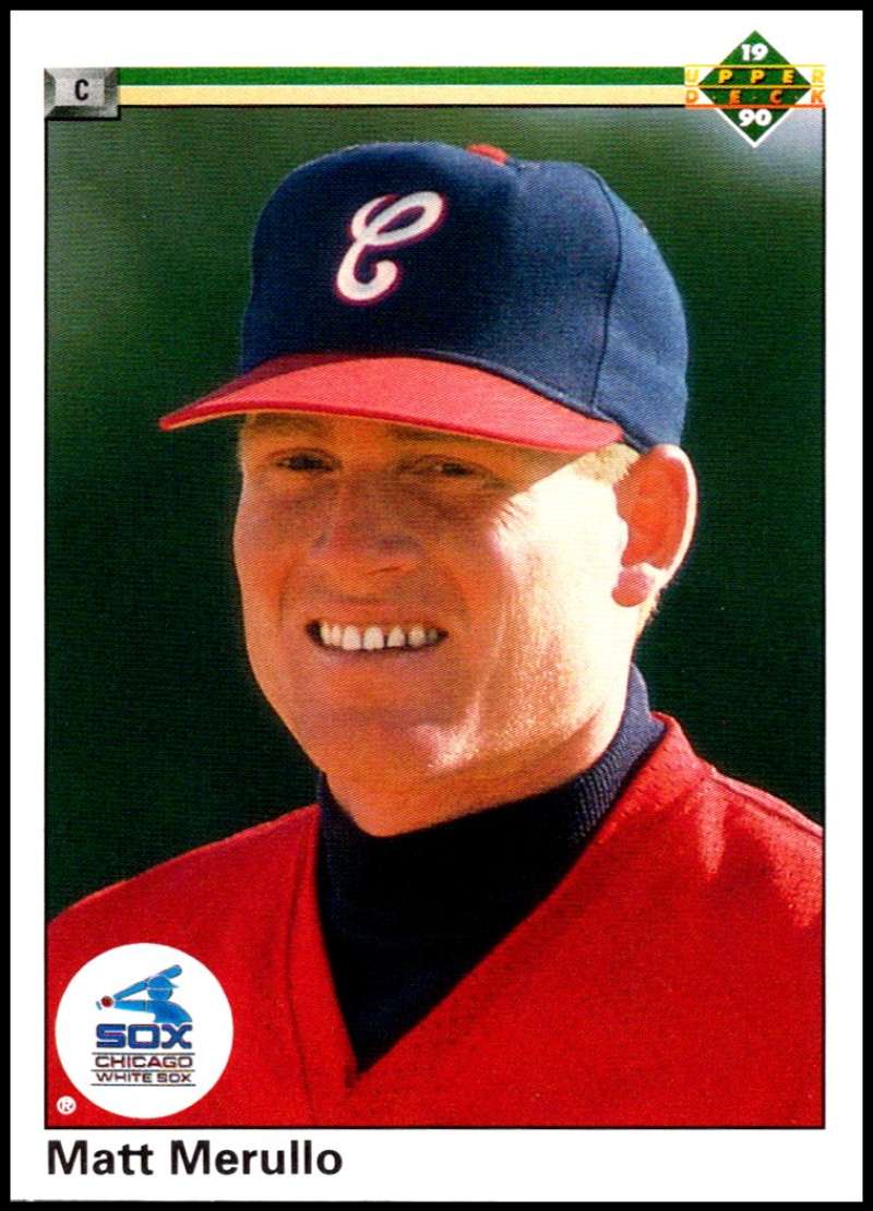1990 Upper Deck Baseball #67 Matt Merullo Chicago White Sox Image 1