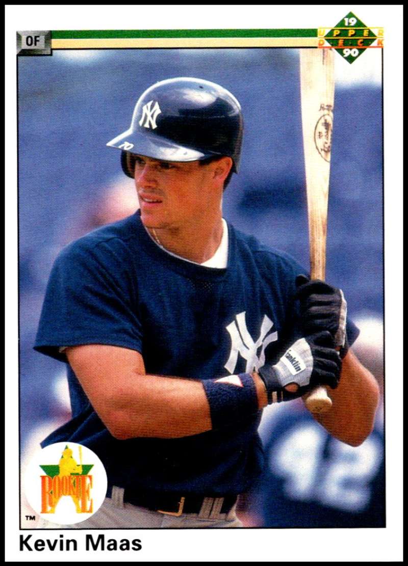 1990 Upper Deck Baseball #70 Kevin Maas RC Rookie New York Yankees Image 1