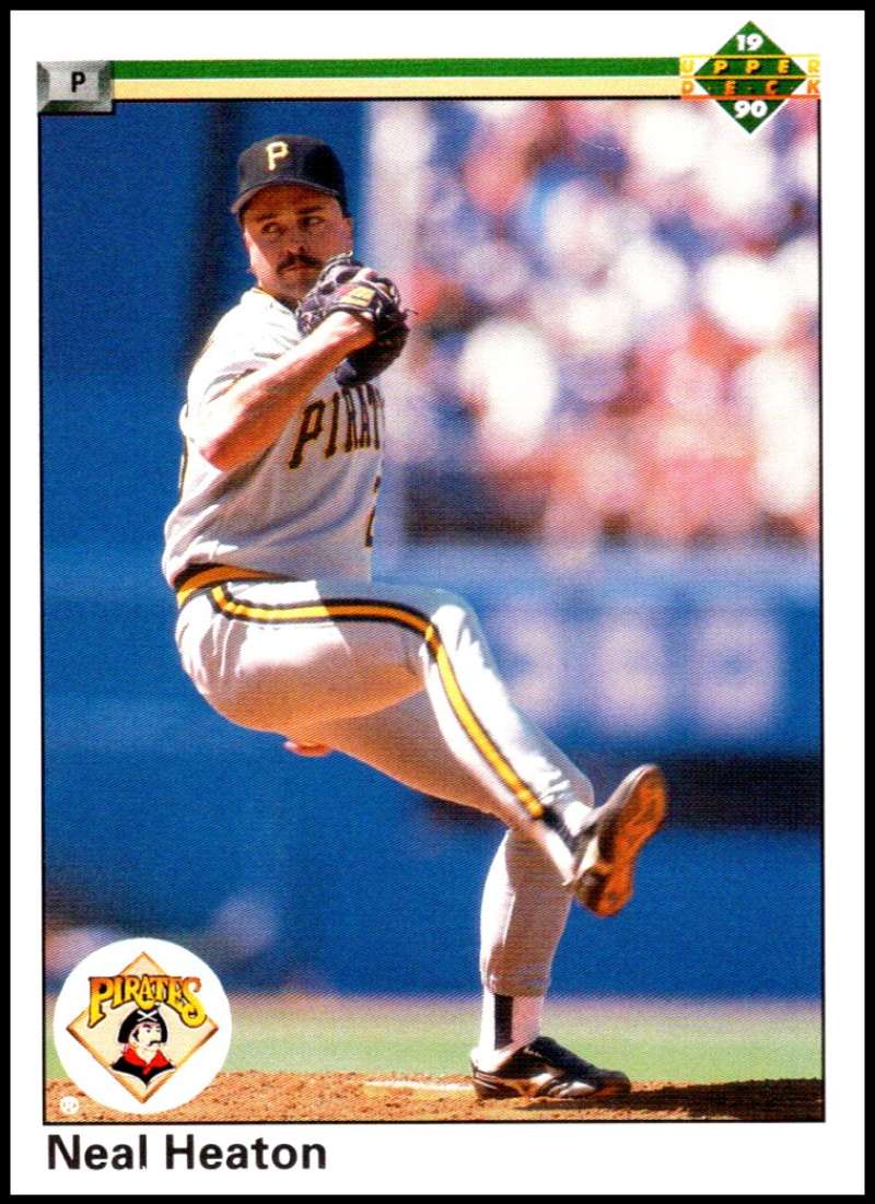 1990 Upper Deck Baseball #86 Neal Heaton Pittsburgh Pirates Image 1
