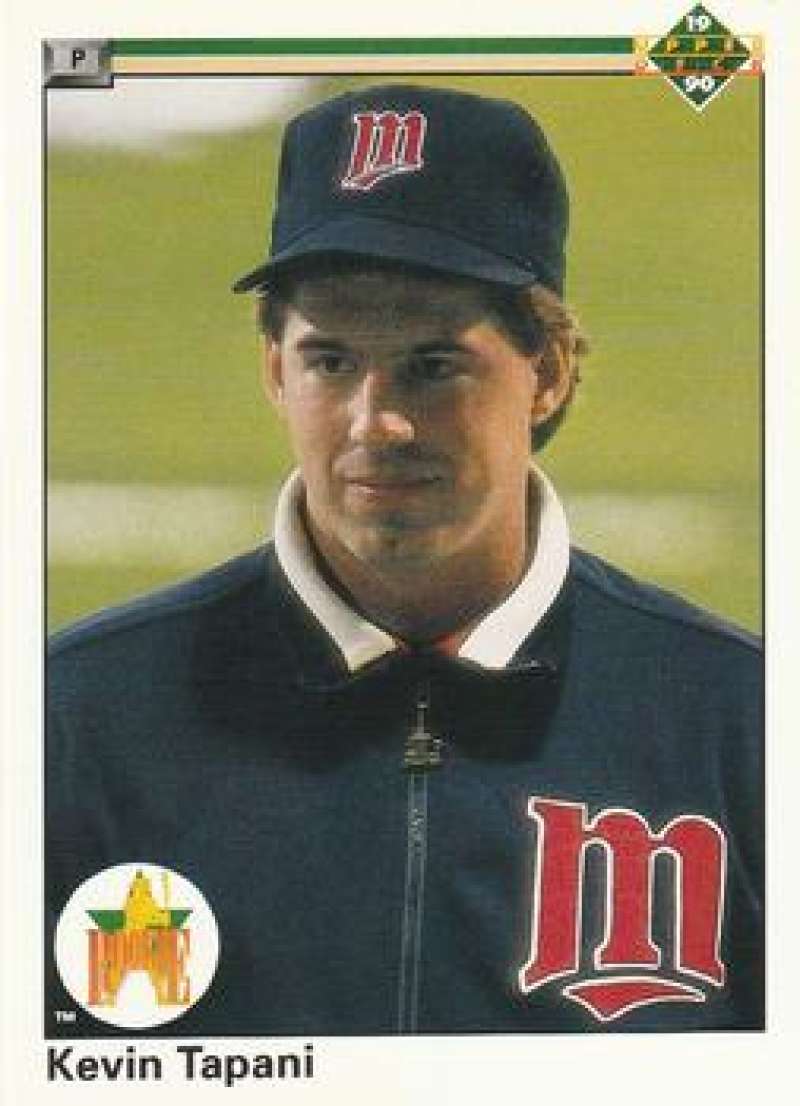 1990 Upper Deck Baseball #87 Kevin Tapani UER RC Rookie Minnesota Twins Image 1