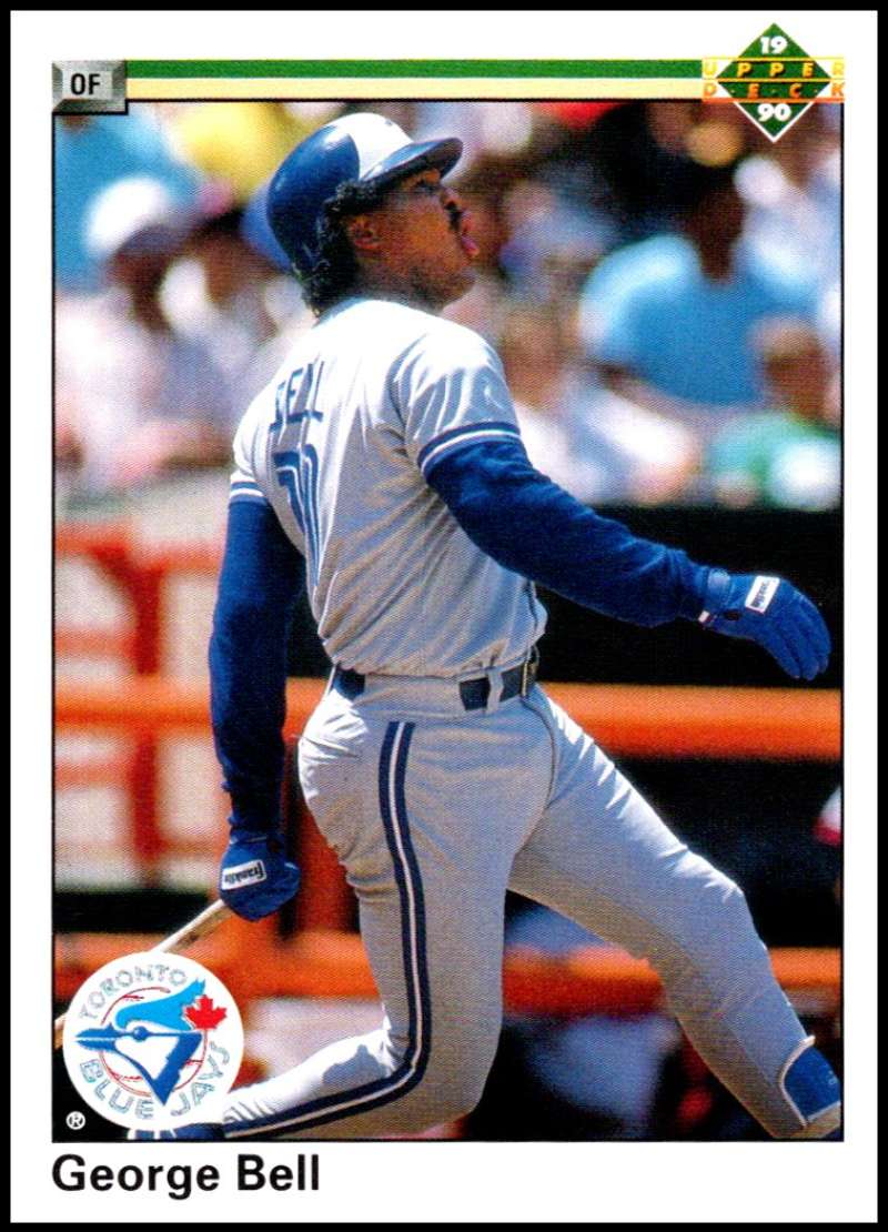 1990 Upper Deck Baseball #127 George Bell Toronto Blue Jays Image 1