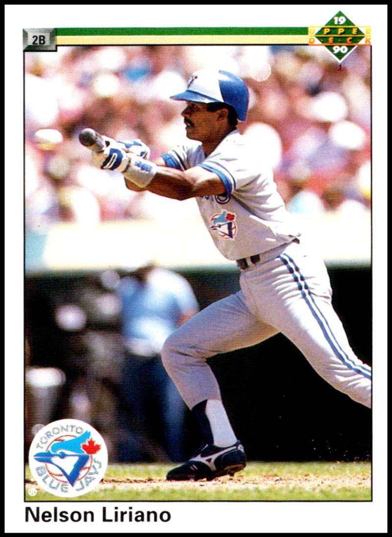 1990 Upper Deck Baseball #134 Nelson Liriano Toronto Blue Jays Image 1