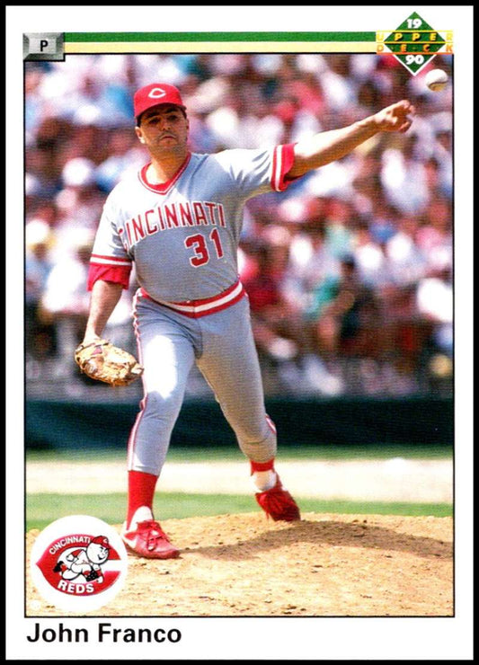 1990 Upper Deck Baseball #139 John Franco  Cincinnati Reds  Image 1