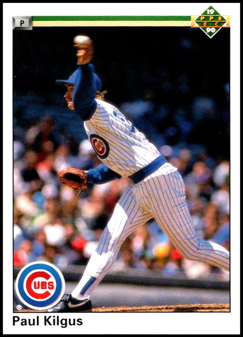 1990 Upper Deck Baseball #155 Paul Kilgus Chicago Cubs Image 1