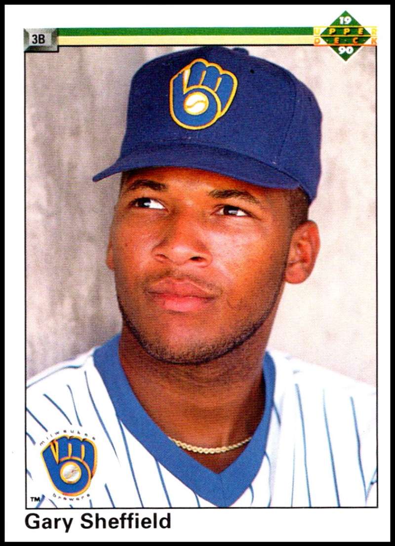 1990 Upper Deck Baseball #157 Gary Sheffield Milwaukee Brewers Image 1