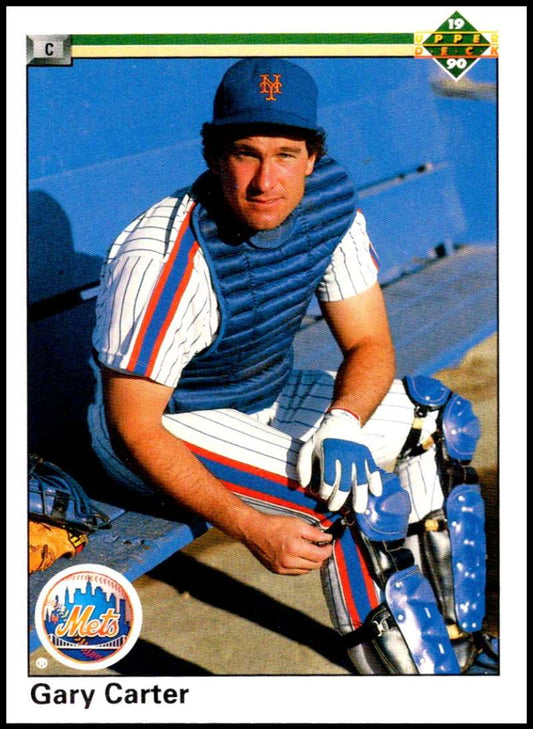1990 Upper Deck Baseball #168 Gary Carter  New York Mets  Image 1