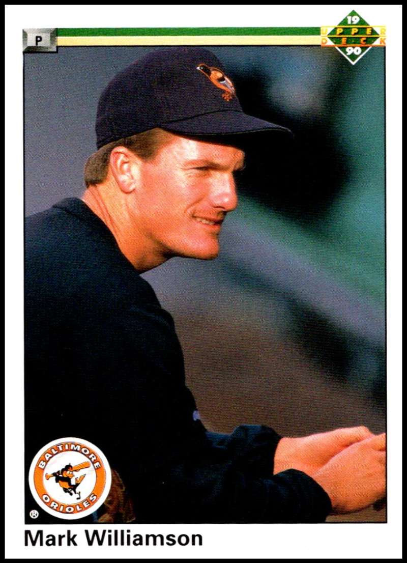1990 Upper Deck Baseball #173 Mark Williamson  Baltimore Orioles  Image 1