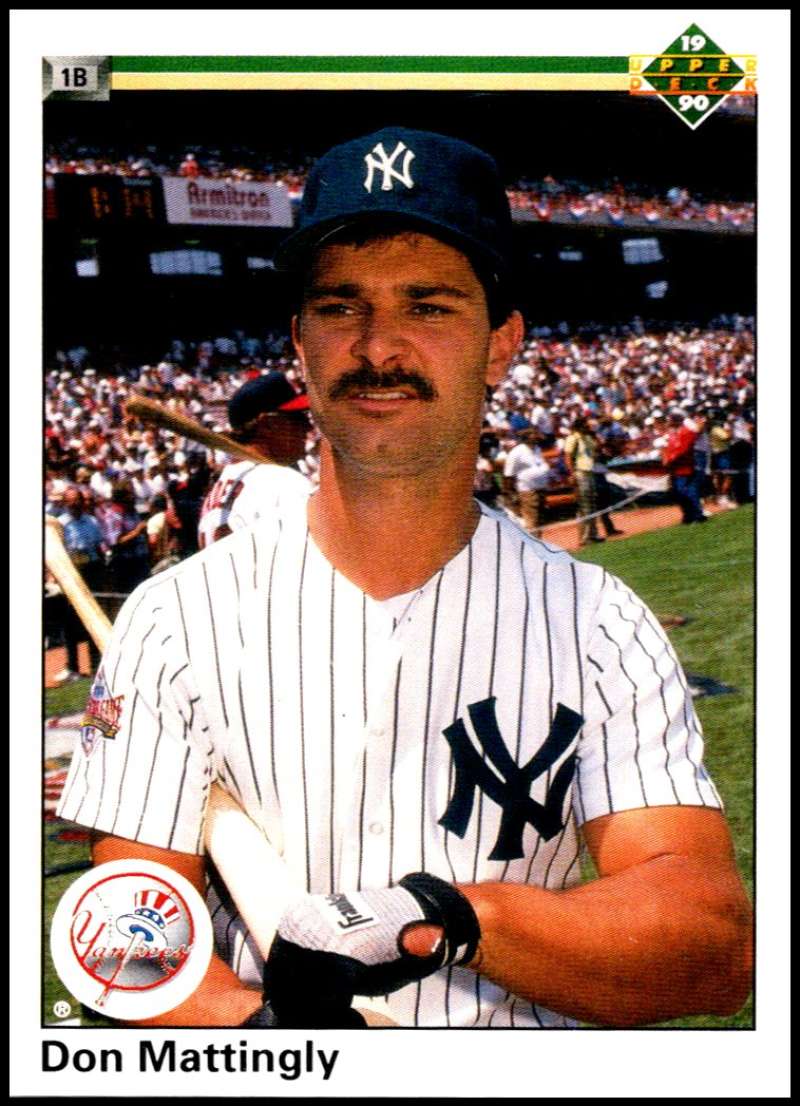 1990 Upper Deck Baseball #191 Don Mattingly New York Yankees Image 1