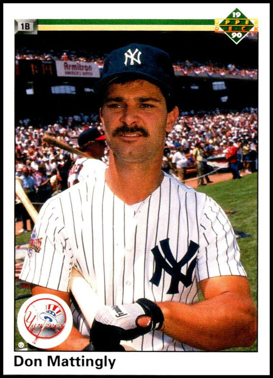 1990 Upper Deck Baseball #191 Don Mattingly  New York Yankees  Image 1