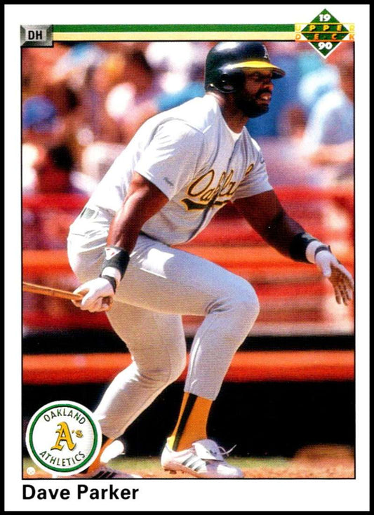 1990 Upper Deck Baseball #192 Dave Parker  Oakland Athletics  Image 1