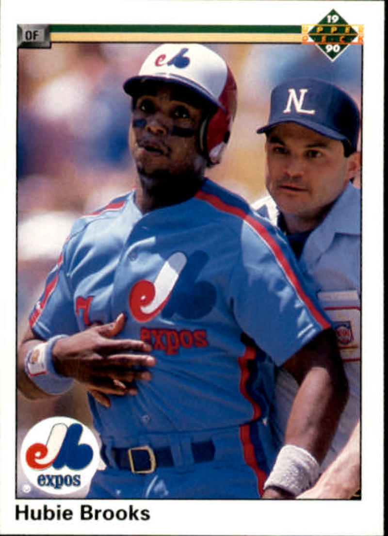 1990 Upper Deck Baseball #197 Hubie Brooks Montreal Expos Image 1