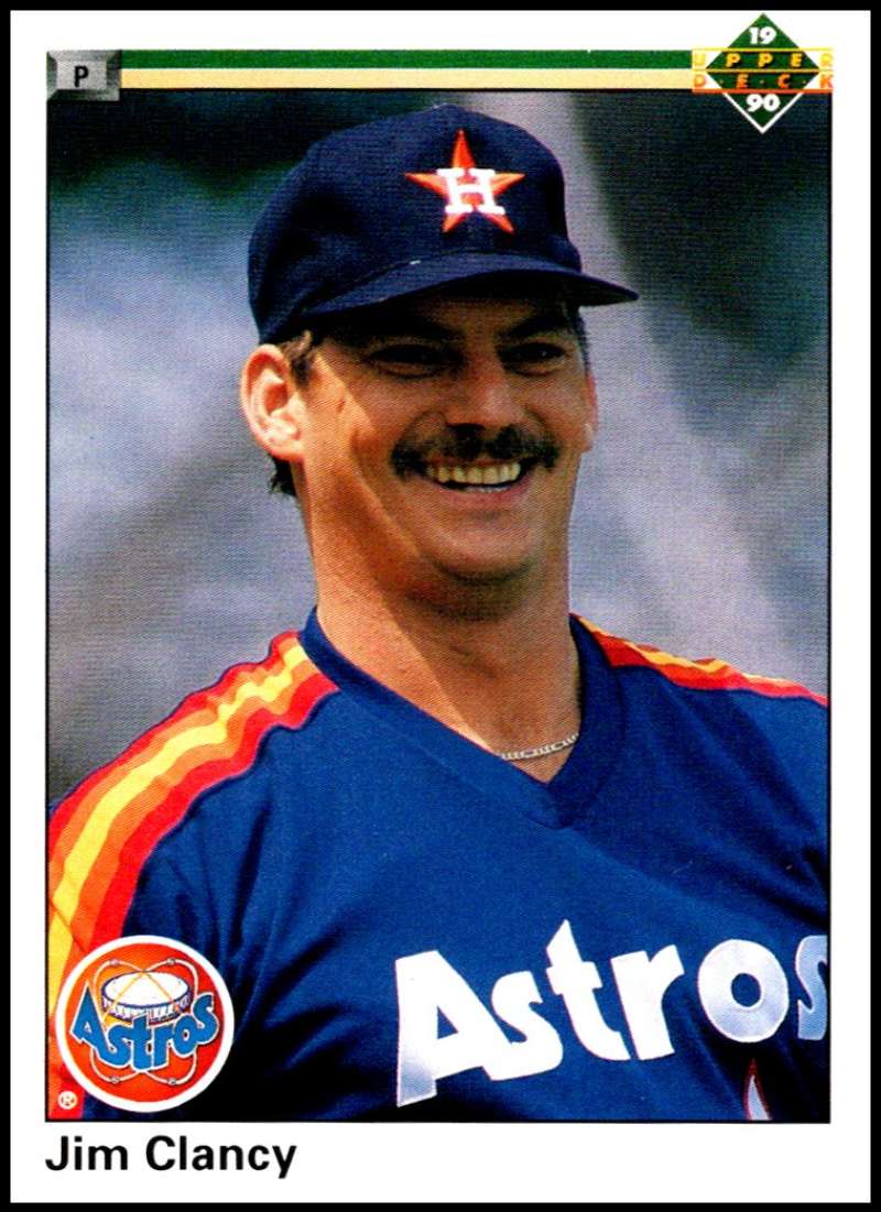 1990 Upper Deck Baseball #203 Jim Clancy Houston Astros Image 1