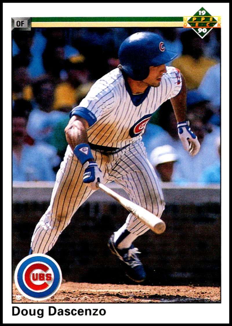 1990 Upper Deck Baseball #211 Doug Dascenzo Chicago Cubs Image 1