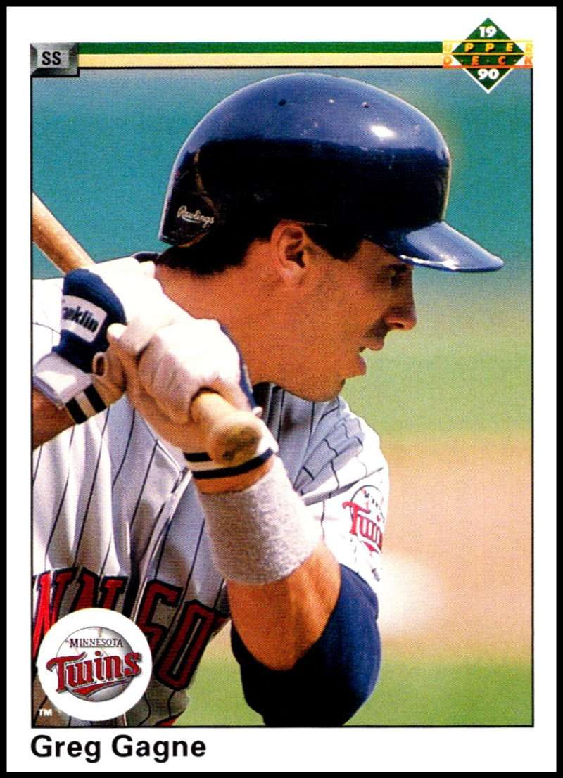 1990 Upper Deck Baseball #217 Greg Gagne Minnesota Twins Image 1