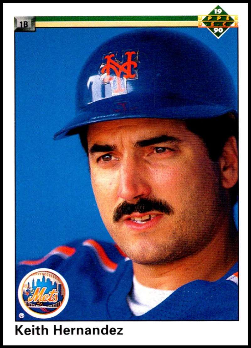 1990 Upper Deck Baseball #222 Keith Hernandez New York Mets Image 1