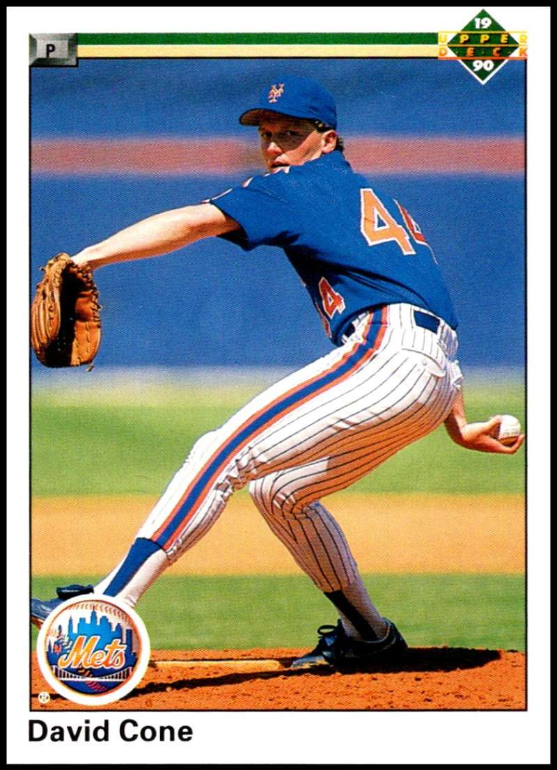 1990 Upper Deck Baseball #224 David Cone  New York Mets  Image 1