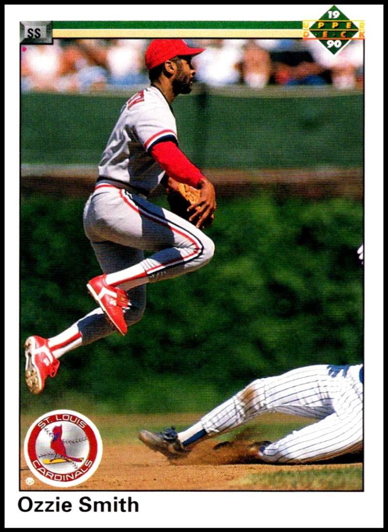 1990 Upper Deck Baseball #225 Ozzie Smith St. Louis Cardinals Image 1