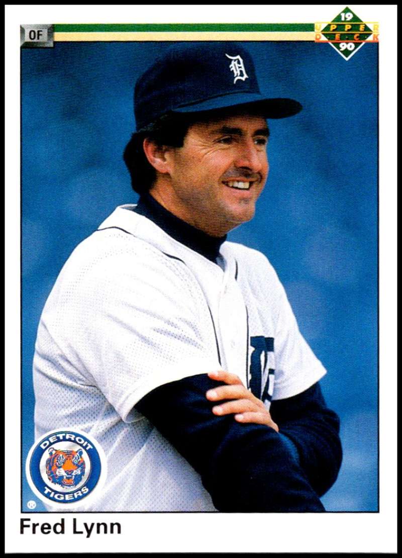 1990 Upper Deck Baseball #247 Fred Lynn Detroit Tigers Image 1