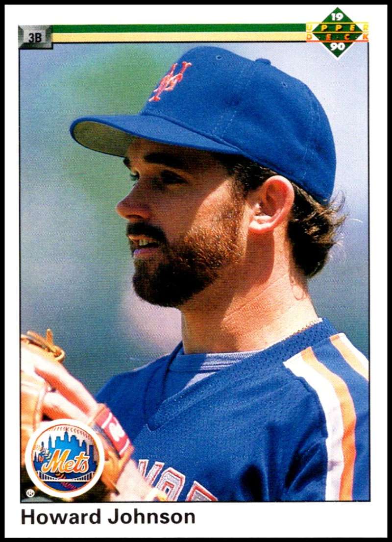 1990 Upper Deck Baseball #263 Howard Johnson UER New York Mets Image 1