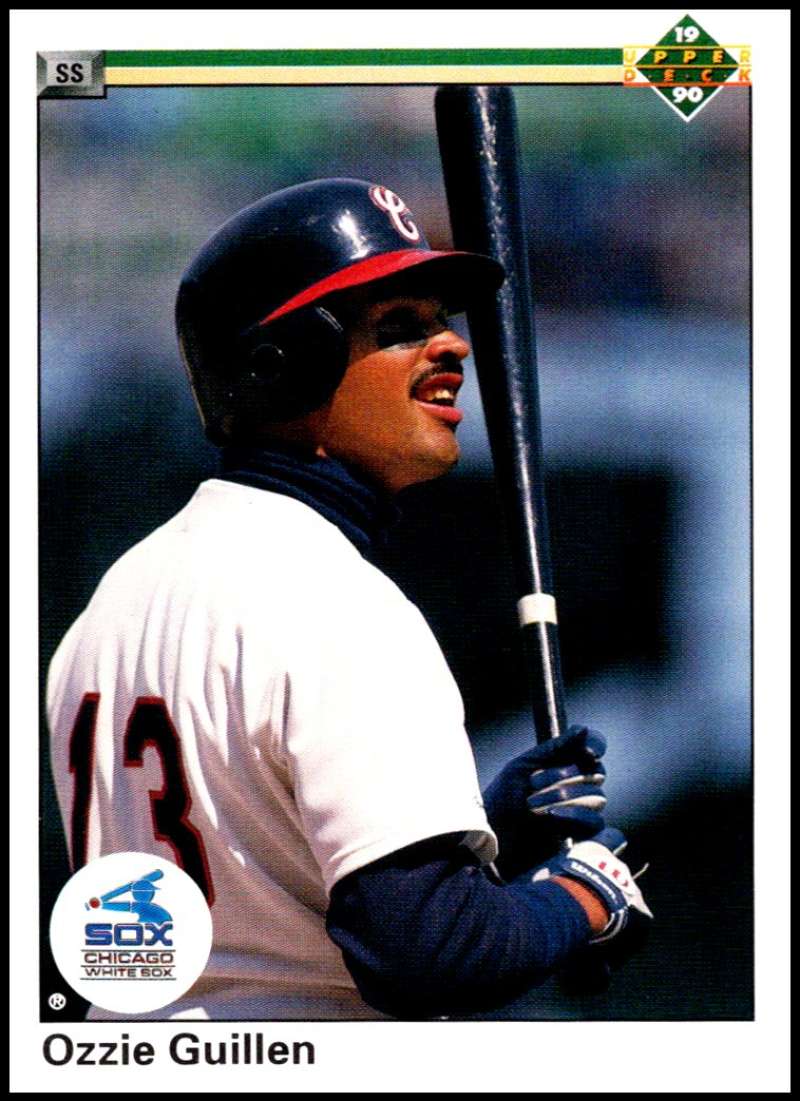 1990 Upper Deck Baseball #267 Ozzie Guillen UER Chicago White Sox Image 1