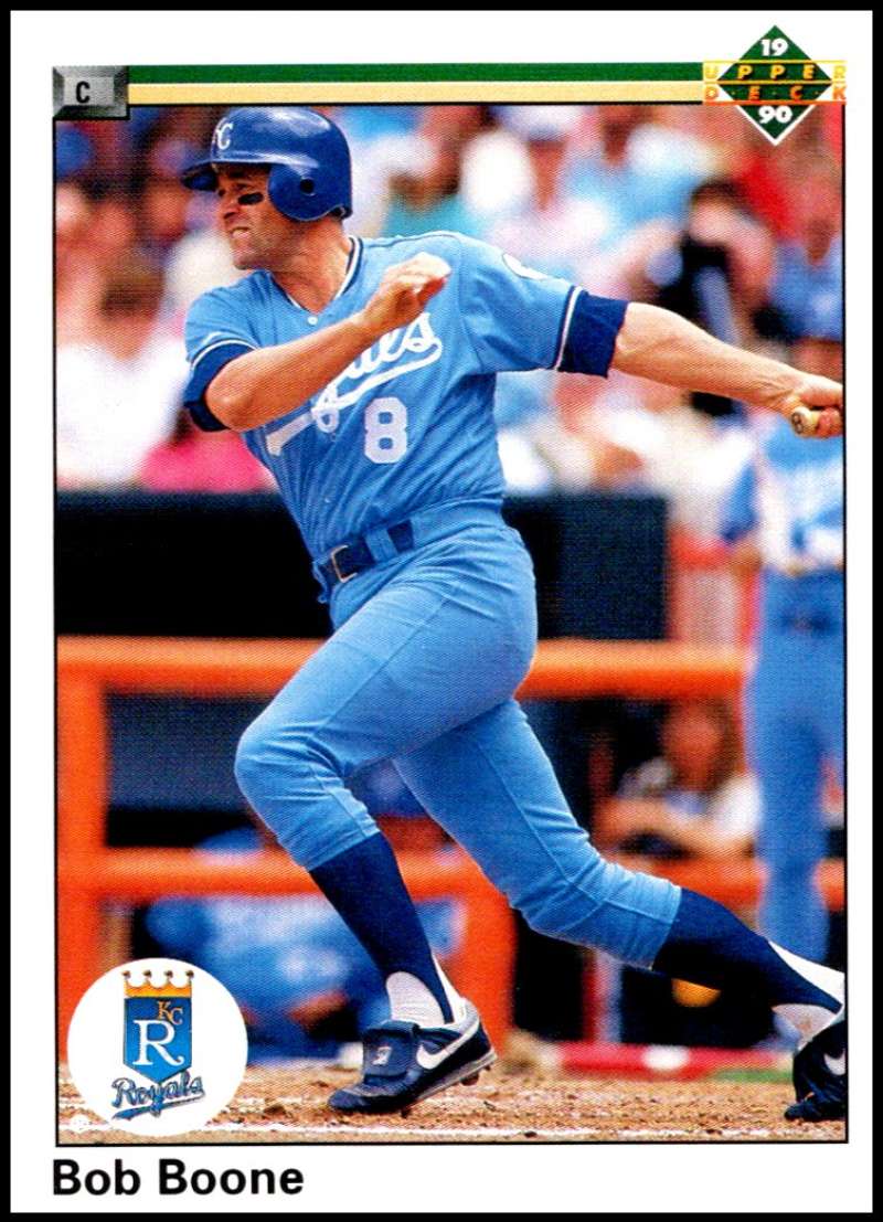 1990 Upper Deck Baseball #271 Bob Boone Kansas City Royals Image 1