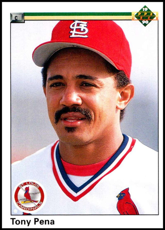 1990 Upper Deck Baseball #276 Tony Pena  St. Louis Cardinals  Image 1