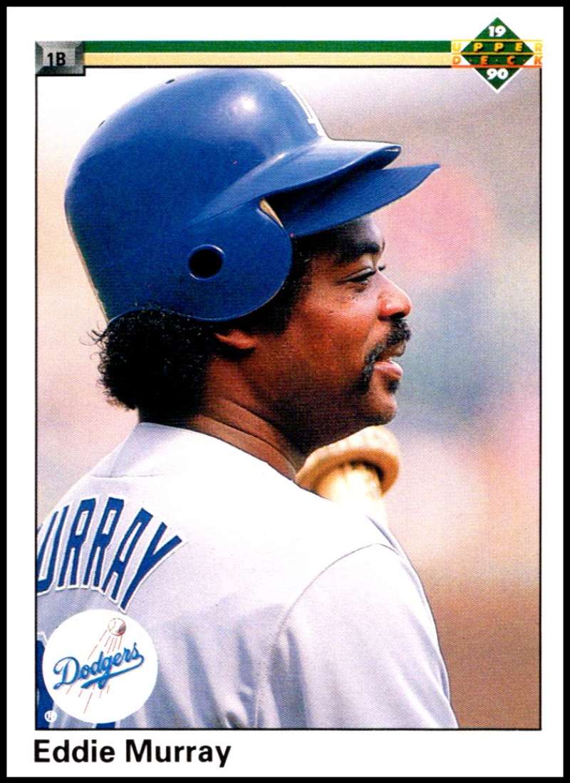 1990 Upper Deck Baseball #277 Eddie Murray Los Angeles Dodgers Image 1