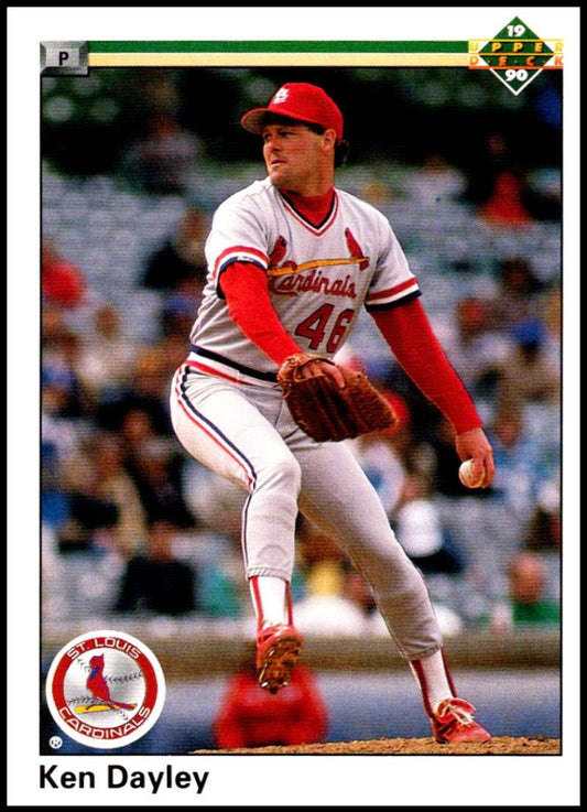 1990 Upper Deck Baseball #280 Ken Dayley  St. Louis Cardinals  Image 1