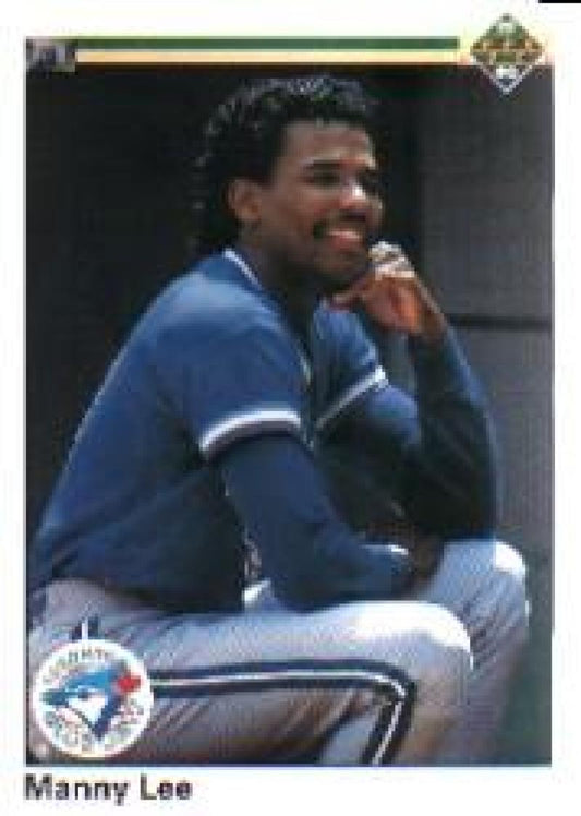 1990 Upper Deck Baseball #285 Manuel Lee  Toronto Blue Jays  Image 1