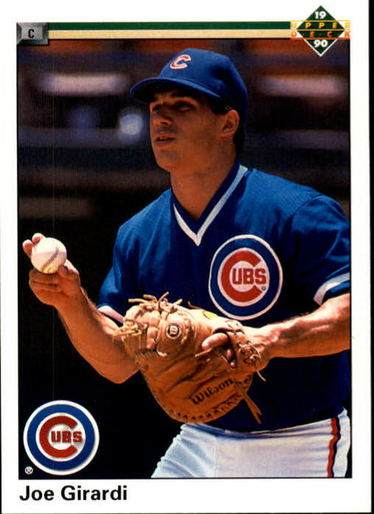 1990 Upper Deck Baseball #304 Joe Girardi  Chicago Cubs  Image 1