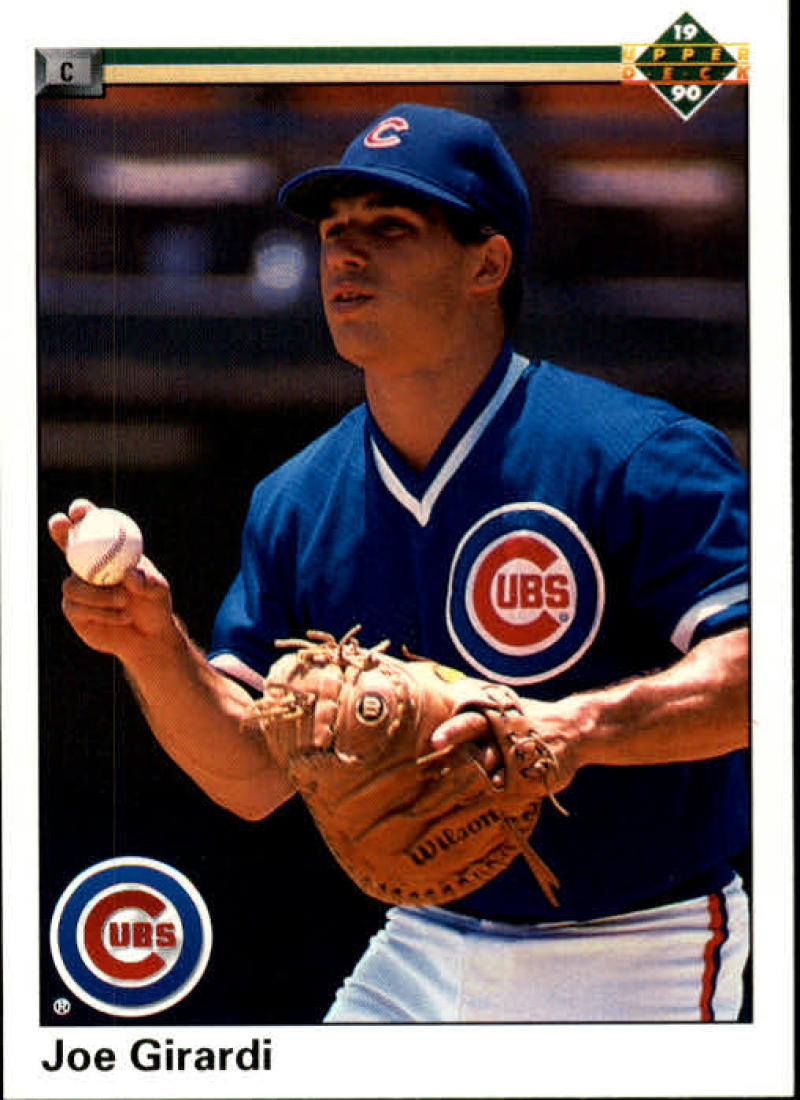 1990 Upper Deck Baseball #304 Joe Girardi Chicago Cubs Image 1