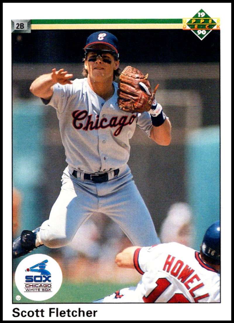 1990 Upper Deck Baseball #310 Scott Fletcher Chicago White Sox Image 1