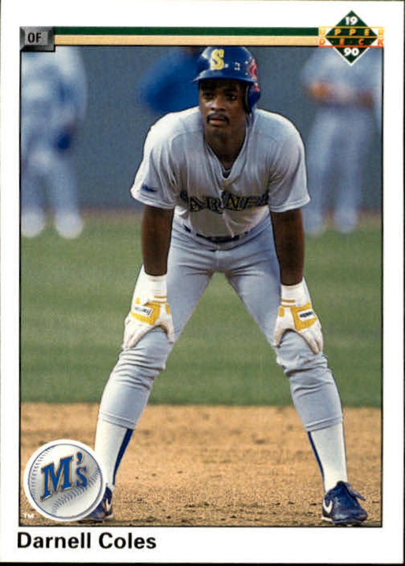 1990 Upper Deck Baseball #311 Darnell Coles Seattle Mariners Image 1