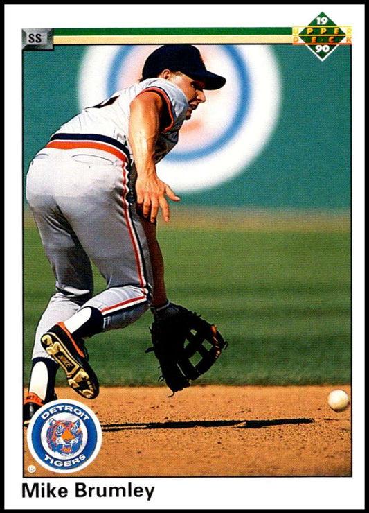 1990 Upper Deck Baseball #312 Mike Brumley  Detroit Tigers  Image 1