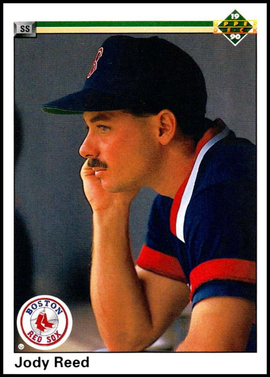 1990 Upper Deck Baseball #321 Jody Reed  Boston Red Sox  Image 1