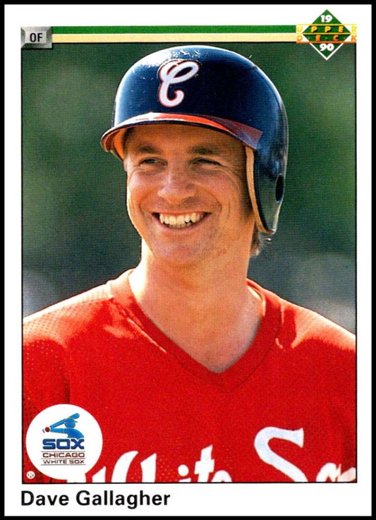 1990 Upper Deck Baseball #328 Dave Gallagher  Chicago White Sox  Image 1