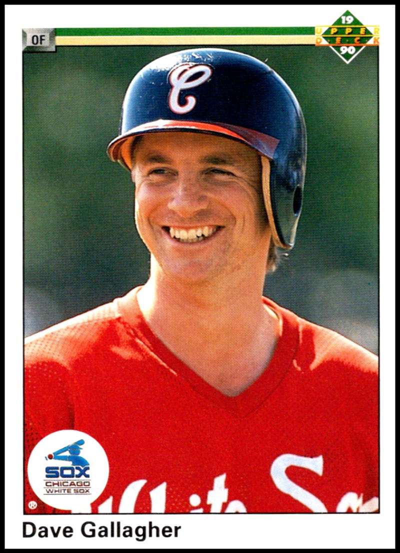 1990 Upper Deck Baseball #328 Dave Gallagher Chicago White Sox Image 1