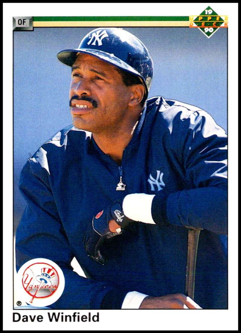1990 Upper Deck Baseball #337 Dave Winfield UER New York Yankees Image 1